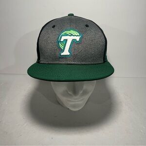 Nike True Tulane University Baseball Cap Hat Green Waves Logo Adjustable One Sz